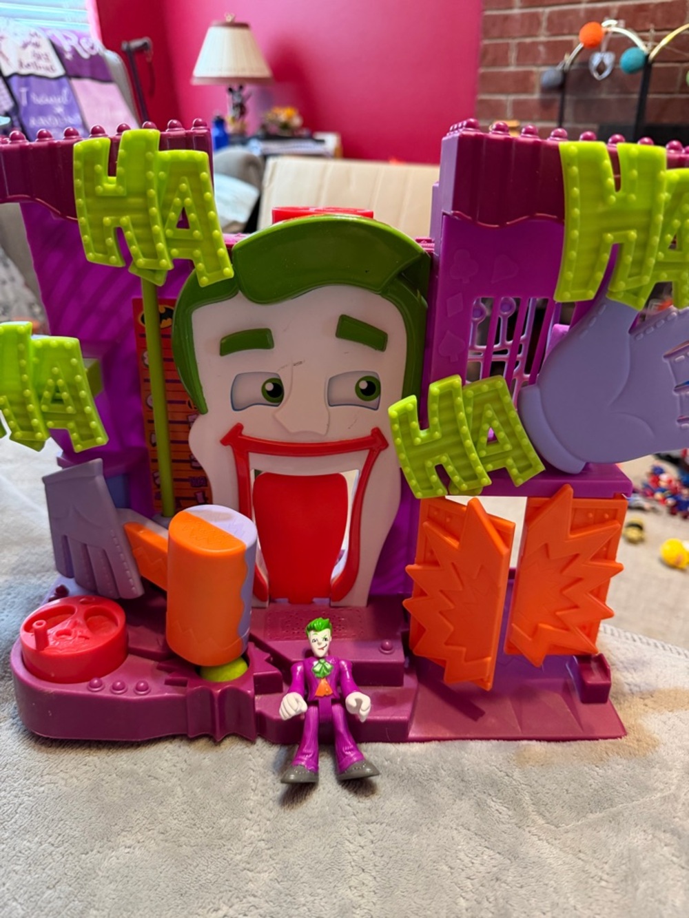 Imaginext DC Super Villains Joker Playset -‎ tested and Works